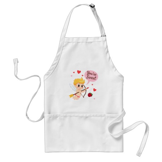 “You’re Sweet” Cupid Apron スタンダードエプロン (正面)