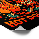 You’re The Hot Dog To My Bun Funny Valentine Coupl ポスター (角)