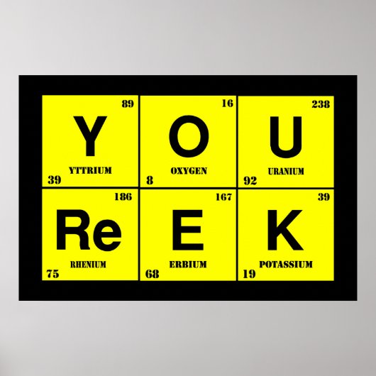 You Reek_Chemical話's ポスター (正面)