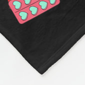 You Roc My World Nurse Valentine Day Er Ed Icu Nic フリースブランケット (角)