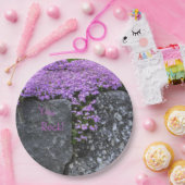 You Rockパープルフロックス ペーパープレート (パーティー)