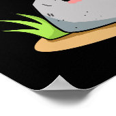 You Rock おもしろい Geology Pun Dark BG ポスター (角)