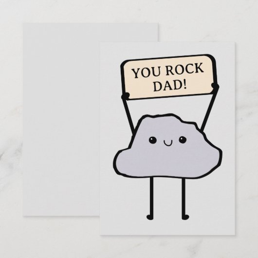 YOU ROCK サンキューカード (正面/裏面)