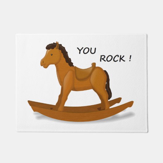 YOU ROCK ドアマット (正面)