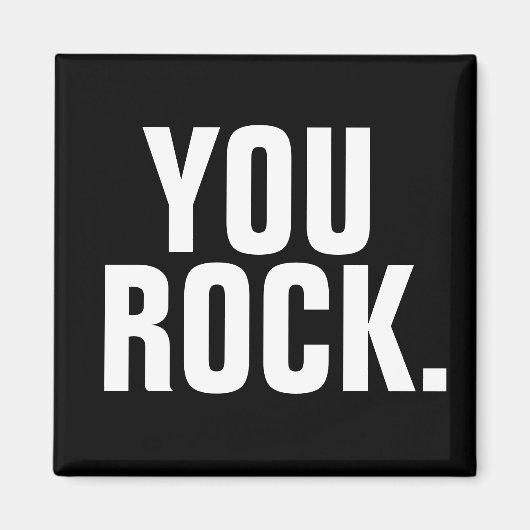 YOU ROCK、誕生日磁石 マグネット (正面)