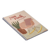 You Rock Boho Rocking Chairカスタマイズ可能なノートブック ノートブック (右側)