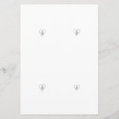 You Rock Cut & 共有キッズバレンタインデーカード 招待状 (裏面)