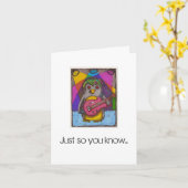 You Rock Greeting Card カード (黄色い花)