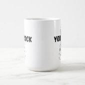 You Rock Guitar Mug コーヒーマグカップ (中央)