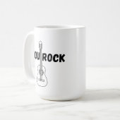 You Rock Guitar Mug コーヒーマグカップ (正面左)