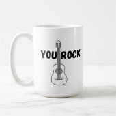 You Rock Guitar Mug コーヒーマグカップ (左)