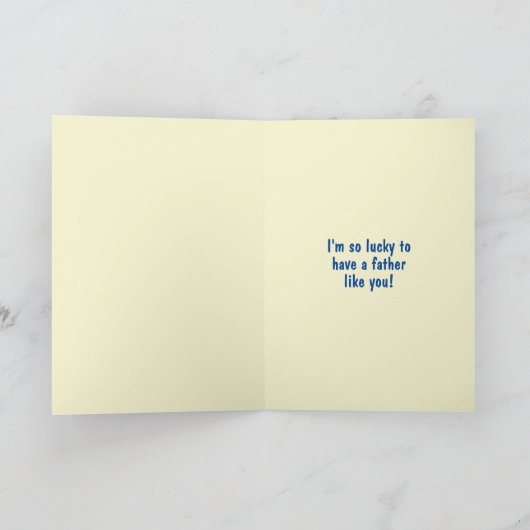 You Rock Happy Father's Day Card カード (内部)