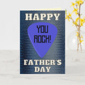 You Rock Happy Father's Day Card カード (黄色い花)