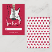 You Rock Kids Classroom Valentine Card, 100pk ノートカード (正面/裏面)