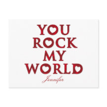 YOU Rock My Worldはがき