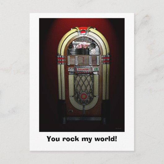 You Rock My Worldポストカード ポストカード (正面)