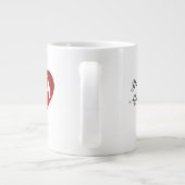 You Rock My World：ロックハンマーハート ジャンボコーヒーマグカップ (裏面)