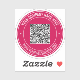 You rQRコードとカスタム文字ステッカー色の選択 シール