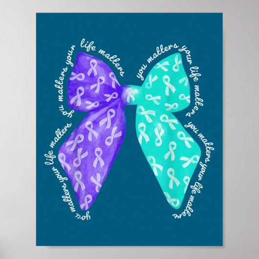 You S Your Life S Suicide Prevention Awareness ポスター (正面)