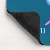 You Semicolon Cat Suicide Mental Health Awareness マウスパッド (コーナー)