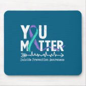 You Semicolon Suicide Prevention Awareness Week  マウスパッド (正面)