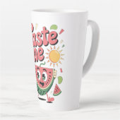 YOU SHALL TASTE IT! カフェラテマグ (右アングル)