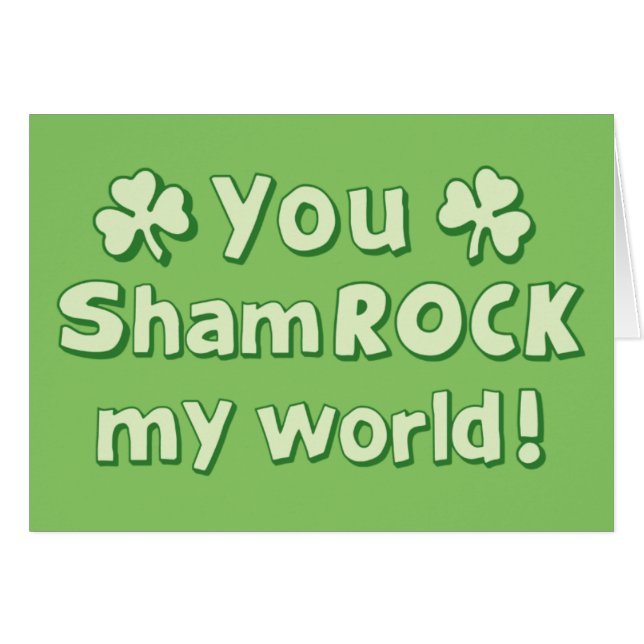 You ShamROCK My World (正面横)