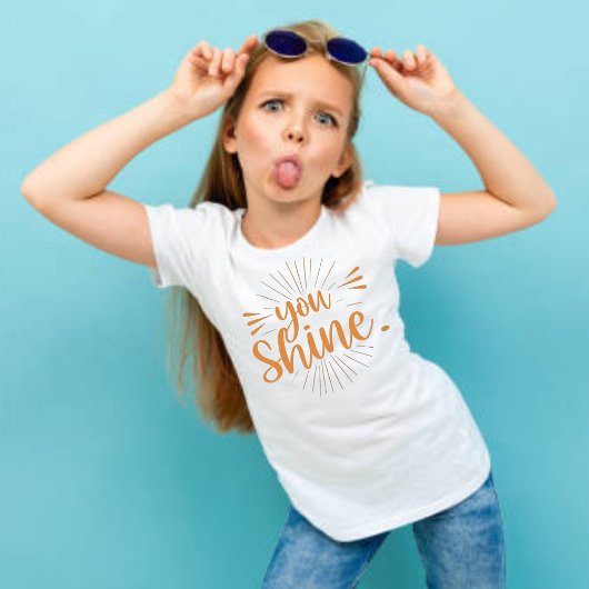 You Shine 最高の Tユニークシエレガントャツ Tシャツ