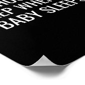 You Should Just Sleep When The Baby Funny New Pare ポスター (角)