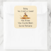 You Smell So Sweet Sticker スクエアシール (バッグ)