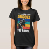 You Snooze You Bruise Paintball Game Squad For Men Tシャツ (正面)