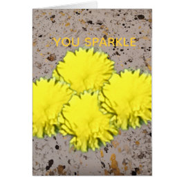 You Sparkle Confetti Encouragement Card