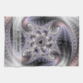 You Spin Me Round - Fractal Art キッチンタオル (横)