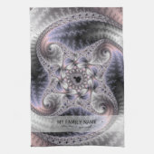 You Spin Me Round - Fractal Art キッチンタオル (縦)