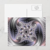 You Spin Me Round - Fractal Art ポストカード (正面/裏面)