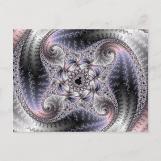 You Spin Me Round - Fractal Art ポストカード (正面)