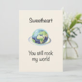 You Still Rock My World Valentine Postcard シーズンカード (スタンド正面)