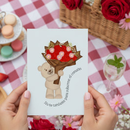 You Stole My Corazon Valentine Card カード