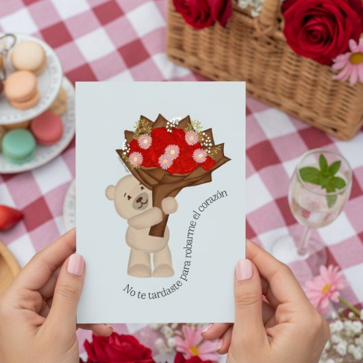 You Stole My Corazon Valentine Card カード