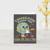 You Suicide Awareness Mental Health S  カード (黄色い花)