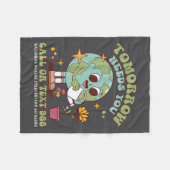 You Suicide Awareness Mental Health S  フリースブランケット (正面(横))