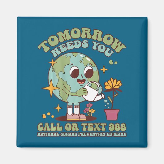 You Suicide Awareness Mental Health S  マグネット (正面)