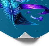 You Suicide Awareness Ribbon Butterfly For Women M ポスター (角)