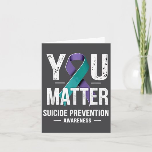 You Suicide Prevention Awareness  カード (正面)