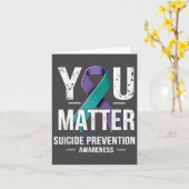 You Suicide Prevention Awareness  カード (黄色い花)