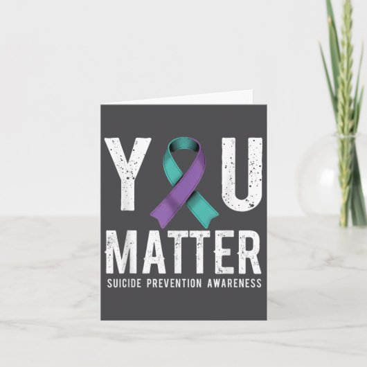 You Suicide Prevention Awareness  カード (正面)