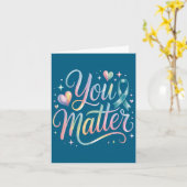 You Suicide Prevention Awareness  カード (黄色い花)