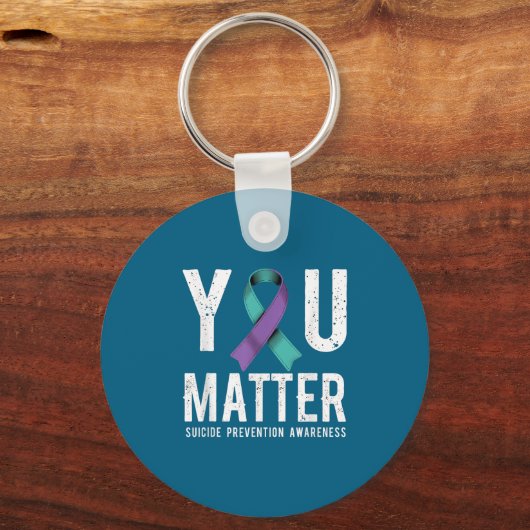 You Suicide Prevention Awareness  キーホルダー (正面)