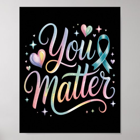 You Suicide Prevention Awareness  ポスター (正面)