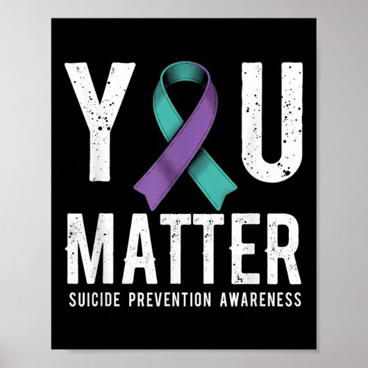 You Suicide Prevention Awareness  ポスター (正面)